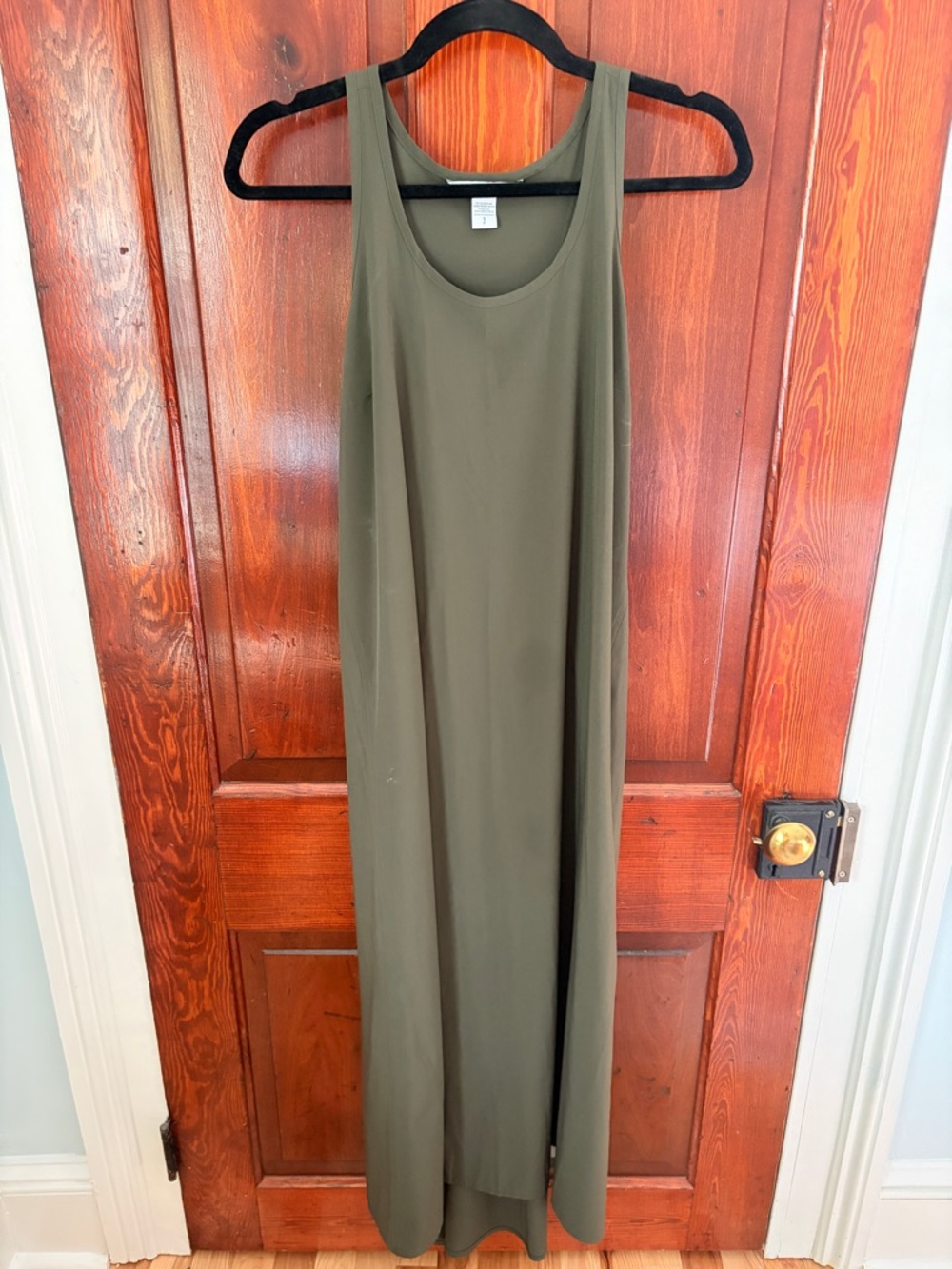 Athleta Presidio Dress Olive Green Small EUC - Picture 4 of 6